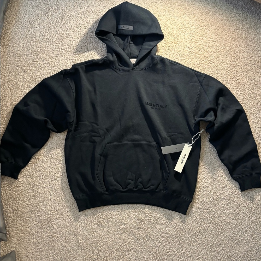 Essentials Black Hoodie